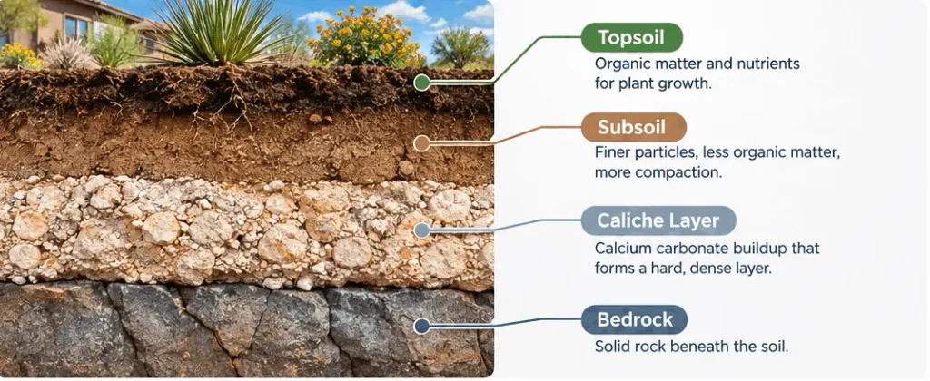 layers of soil 